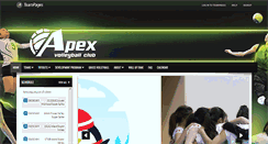 Desktop Screenshot of apexvolleyball.com